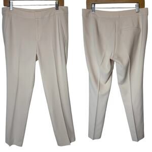 Strenesse Tapered Straight Ankle Pants Light Beige Khaki, size US 6